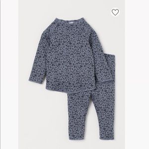 Dark Blue Floral Set